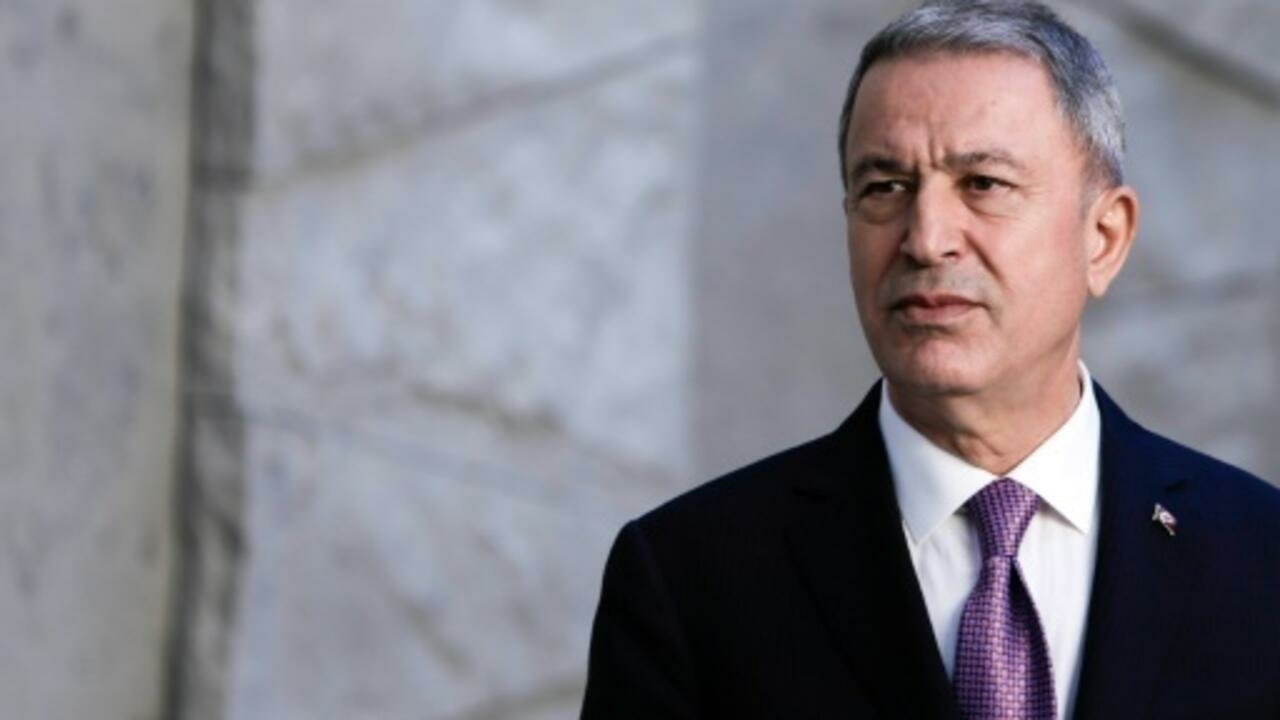 وزير الدفاع التركي، خلوصي أكار (أ ف ب)