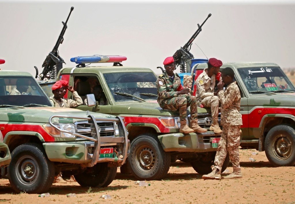 قوات الدعم السريع السودانية (RSF) ، وهي جماعة لها جذورها في الجنجويد ، قاتلت أيضًا في اليمن. (ا ف ب)