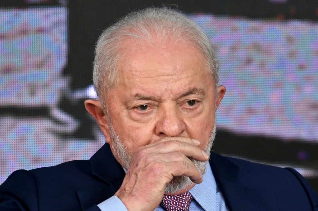 صورة مؤرخة في 20 نيسان/ابريل 2023 للرئيس البرازيلي لويس إيناسيو لولا دا سيلفا في برازيليا (ا ف ب)