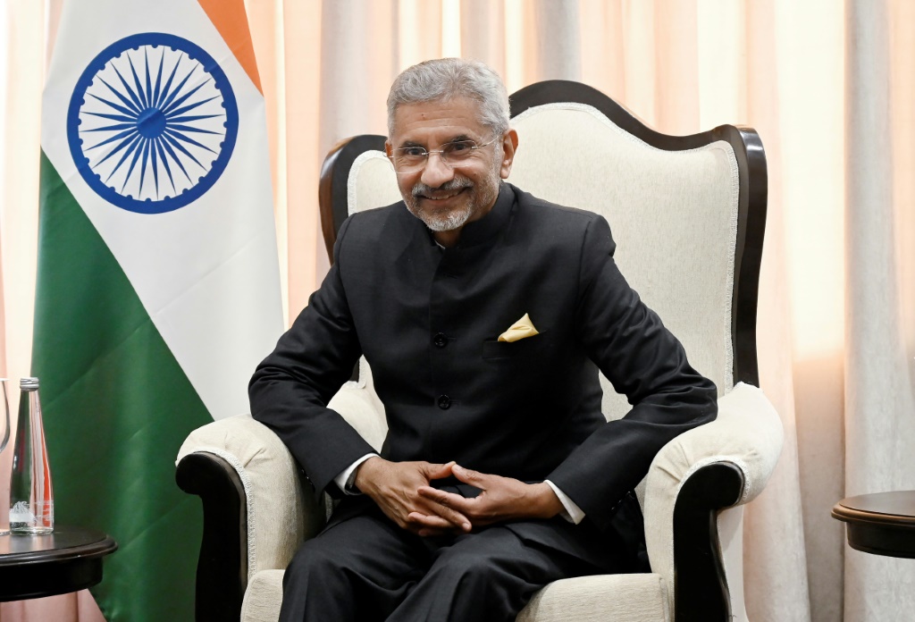 وزير الخارجية الهندي سوبرامانيام في نيودلهي في 02 آذار/مارس 2023 (ا ف ب)