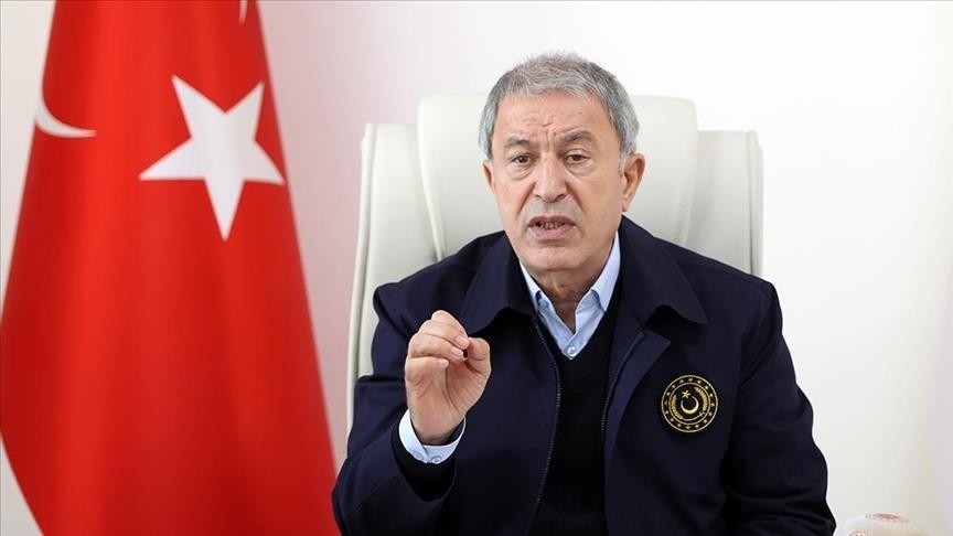 وزير الدفاع التركي خلوصي أكار (الاناضول)
