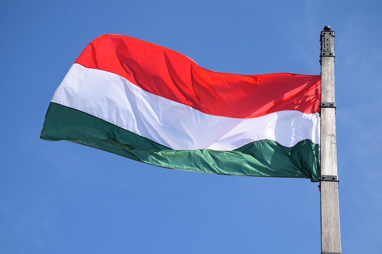 علم دولة المجر (هنغاريا) (بيكسباي)