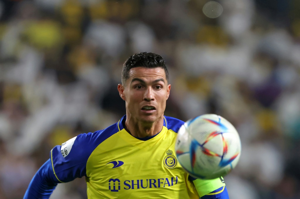 نجم نادي النصر السعودي والمنتخب البرتغالي كريستيانو رونالدو (ا ف ب)