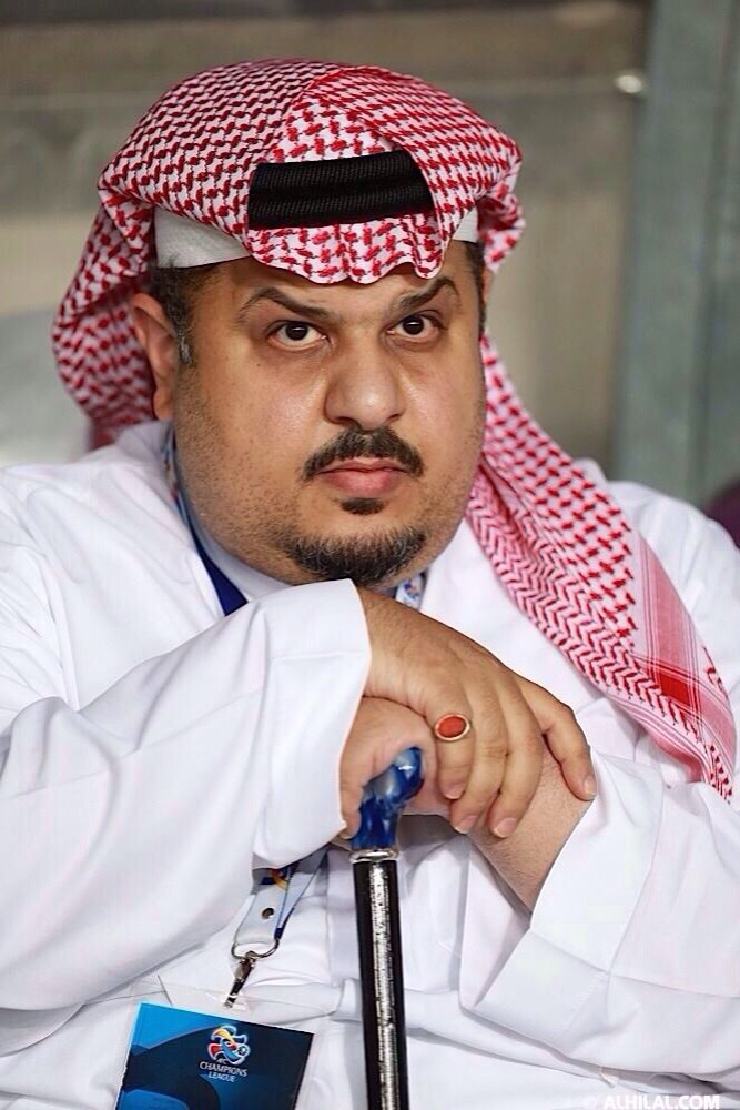 رئيس نادي الهلال الأمير عبدالرحمن بن مساعد (مواقع نادي الهلال)