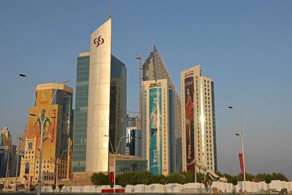 لقطة للعاصمة القطرية، الدوحة (ا ف ب)