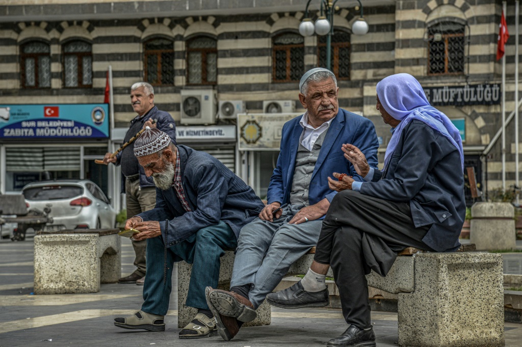 لقطة من حي سور التاريخي في مدينة دياربكر التركية في 28 نيسان/أبريل 2023 (ا ف ب)