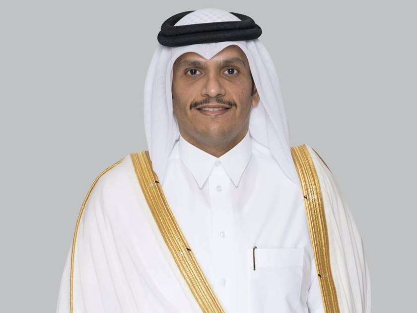 رئيس الوزراء وزير الخارجية القطري، الشيخ محمد بن عبد الرحمن آل ثاني (قنا)