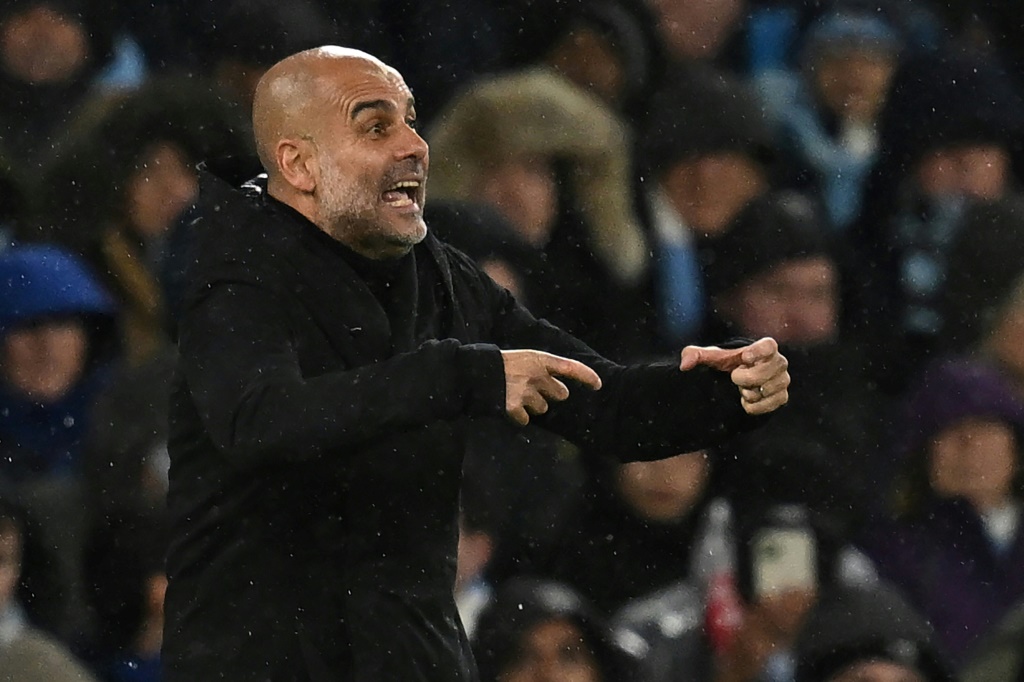 قاد غوارديولا سيتي لفوز كبير على بايرن ميونيخ في ذهاب ربع نهائي دوري أبطال أوروبا (ا ف ب)