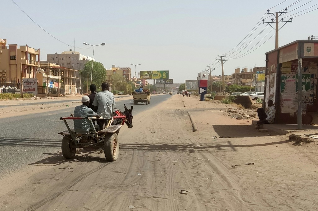 لقطة من جنوب العاصمة السودانية الخرطوم في 25 أيار/مايو 2023 (ا ف ب)