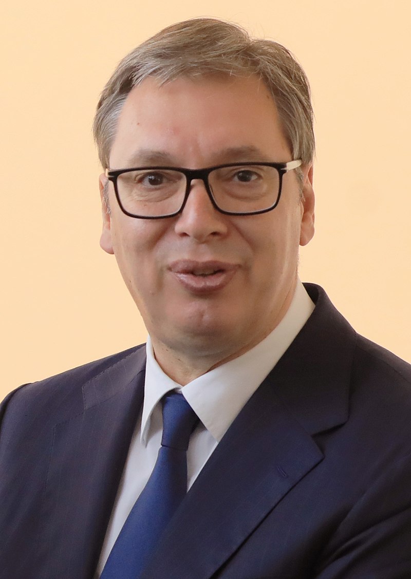 الرئيس الصربي، ألكسندر فوتشيتش (ويكيبيديا)
