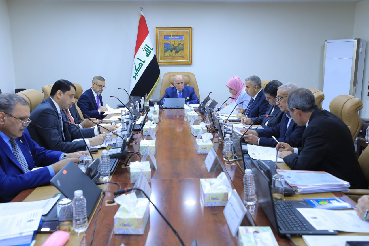 لقطة لأحدى اجتماعات وزارة الخارجية العراقية (الاناضول)