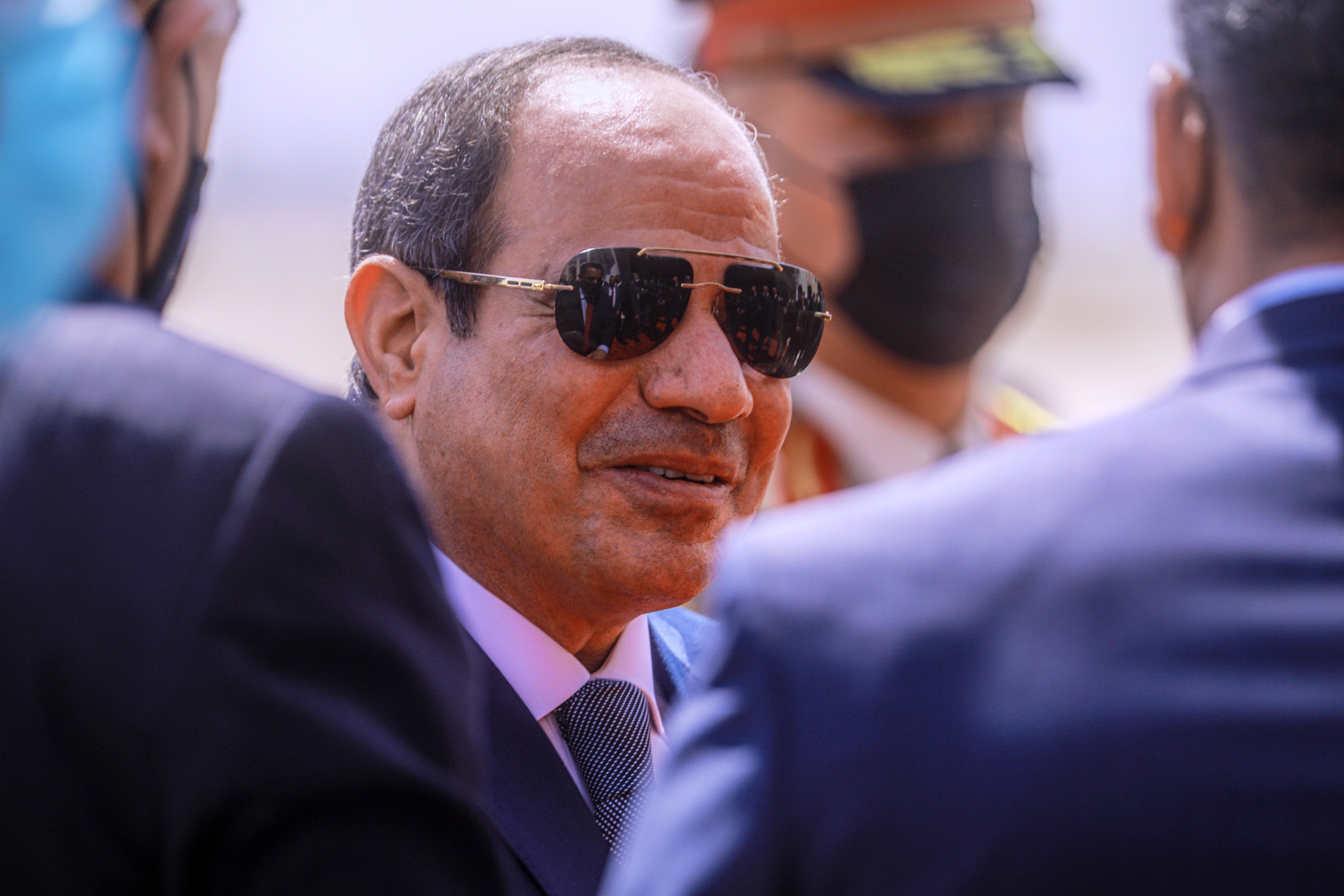 الرئيس المصري عبد الفتاح السيسي (د ب أ)