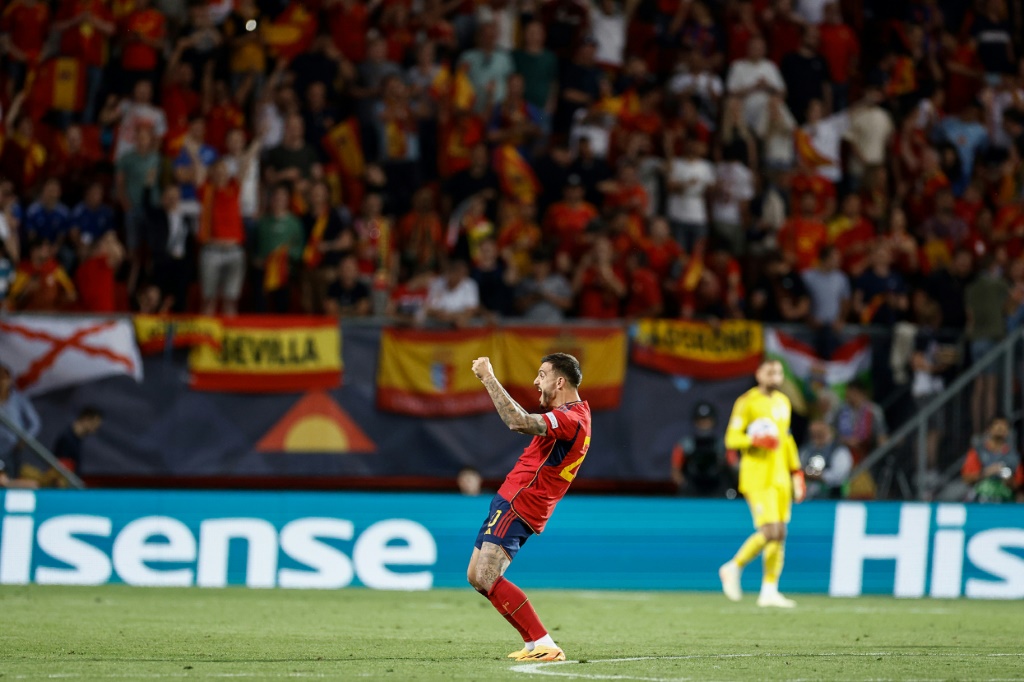  خوسيلو بطل مواجهة إسبانيا مع إيطاليا (ا ف ب)