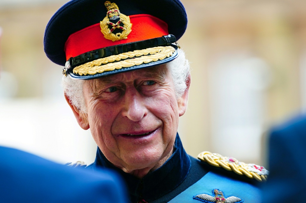 الملك تشارلو الثالث في قصر باكنغهام في لندن في 15 حزيران/يونيو 2023 (ا ف ب)