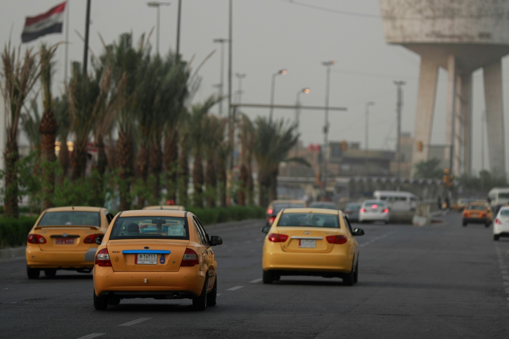 لقطة عامة من وسط بغداد بتاريخ 18 أيار/مايو 2023 (ا ف ب)