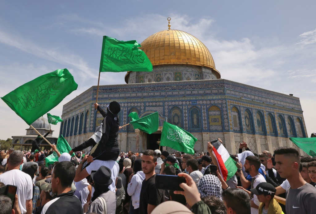 قالت الرئاسة إن قرار الولايات المتحدة بناء سفارة في القدس ليس مجرد انتهاك لقرار مجلس الأمن الدولي رقم 478 (أ ف ب)