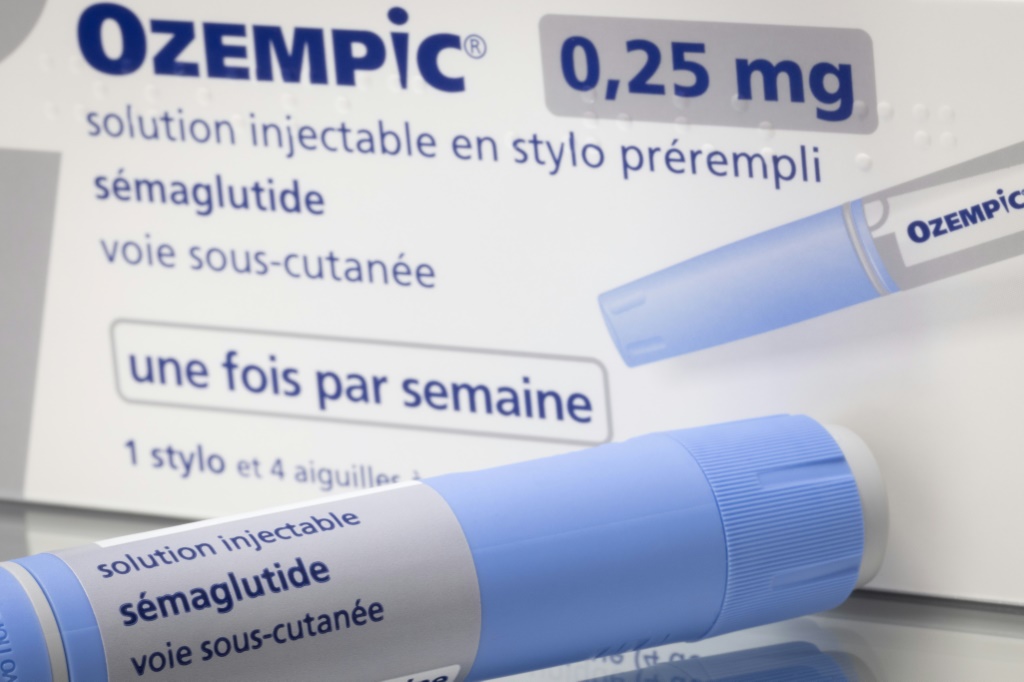 صورة التقطت في 23 شباط/فبراير 2023 في باريس لدواء "أوزمبيك" المضاد للسكري (سيماغلوتايد) من إنتاج شركة "نوفو نورديسك" الدنماركية (ا ف ب)