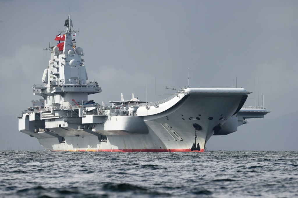 مع أن الحاجة البحرية الكبرى للصين هي في بحر جنوب الصين ومضيق تايوان (أ ف ب)
