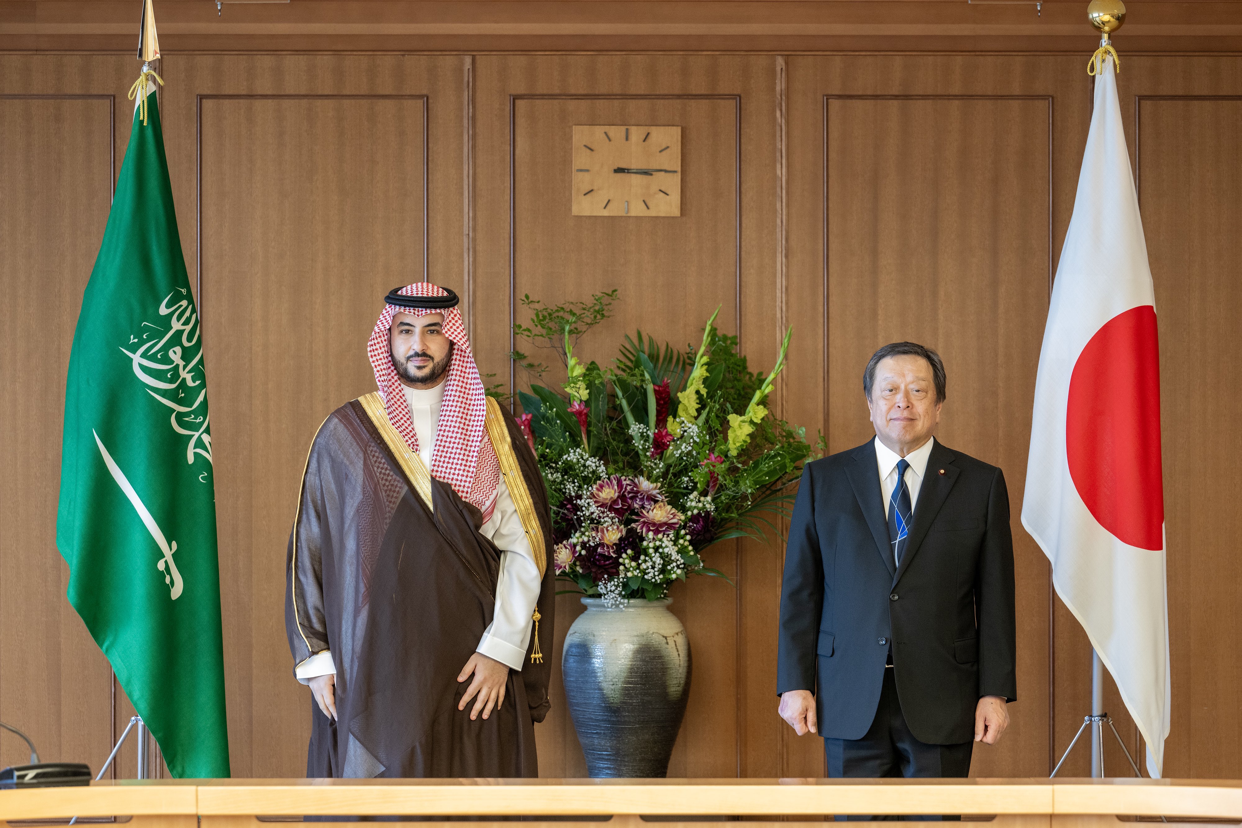 جانب من اللقاء (وزارة الدفاع السعودية)