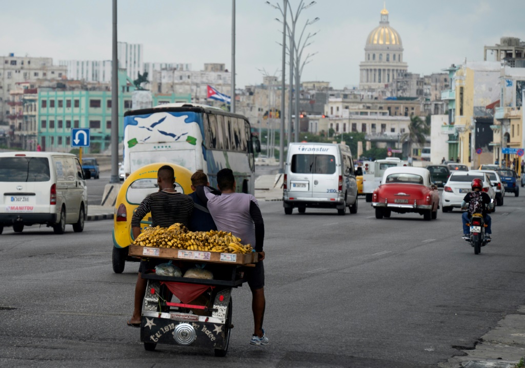 شارع في العاصمة الكوبية هافانا في 18 تموز/يوليو 2023 (ا ف ب)   