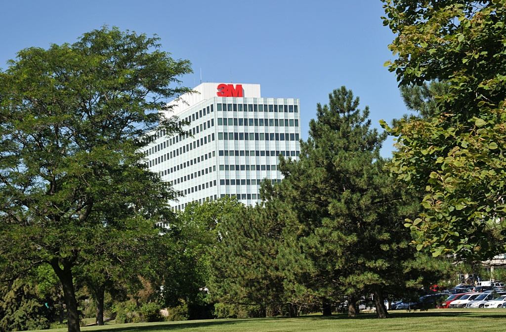 مقر شركة "ثري إم" في وودبيري بولاية مينيسوتا الأميركية في 25 آب/أغسطس 2011 (ا ف ب)