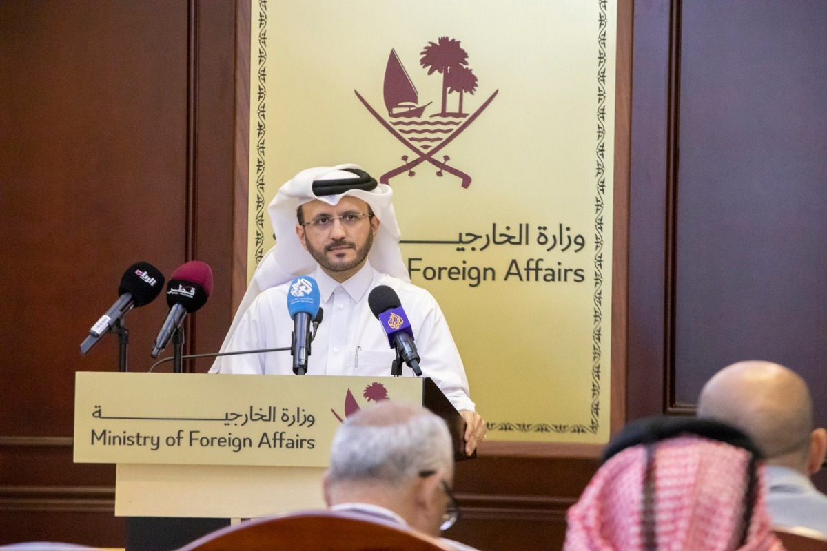 المتحدث بأسم وزارة الخارجية القطرية، ماجد الأنصاري (وزارة الخارجية القطرية)