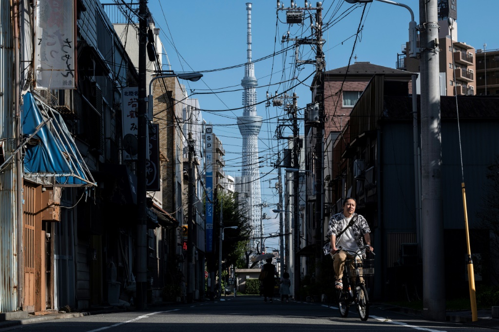 صورة مؤرخة في 12 أيلول/سبتمبر 2023 من أحد شوارع طوكيو (ا ف ب)