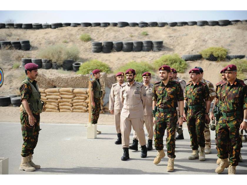 جانب من تدريب "عين الصقر" (قنا)