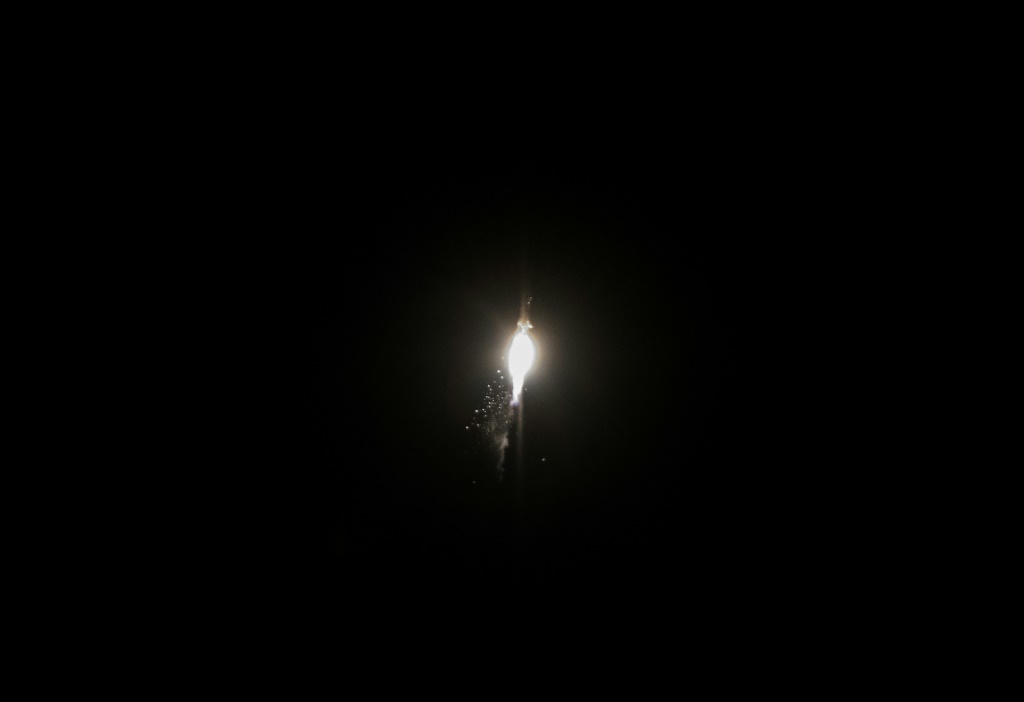إطلاق صاروخ "ميورا-1" الإسباني في ميدانو ديل لورو في إسبانيا، بتاريخ السابع من تشرين الاول/أكتوبر 2023 (ا ف ب)