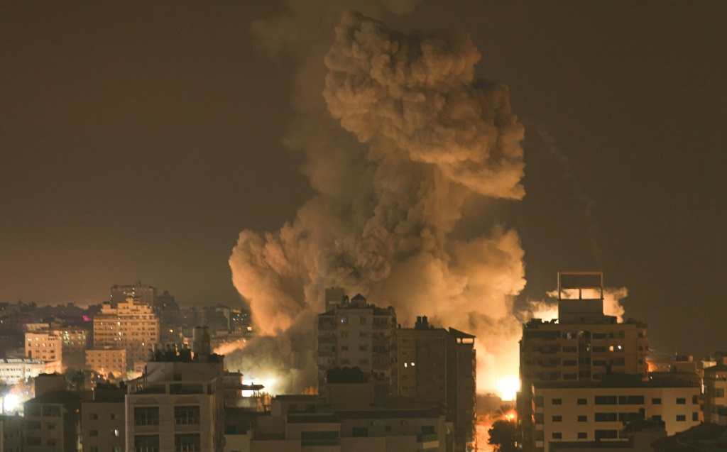أشار البيان إلى أن الصراع الفلسطيني الإسرائيلي، أدى إلى تعقيد الوضع في الشرق الأوسط بشكل كبير (أ ف ب)