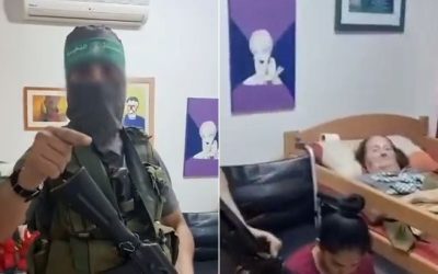 رفض مقاتلو المقاومة الفلسطينية إيذاءها رفقة أولادها خلال عملية طوفان الأقصى (تواصل اجتماعي)