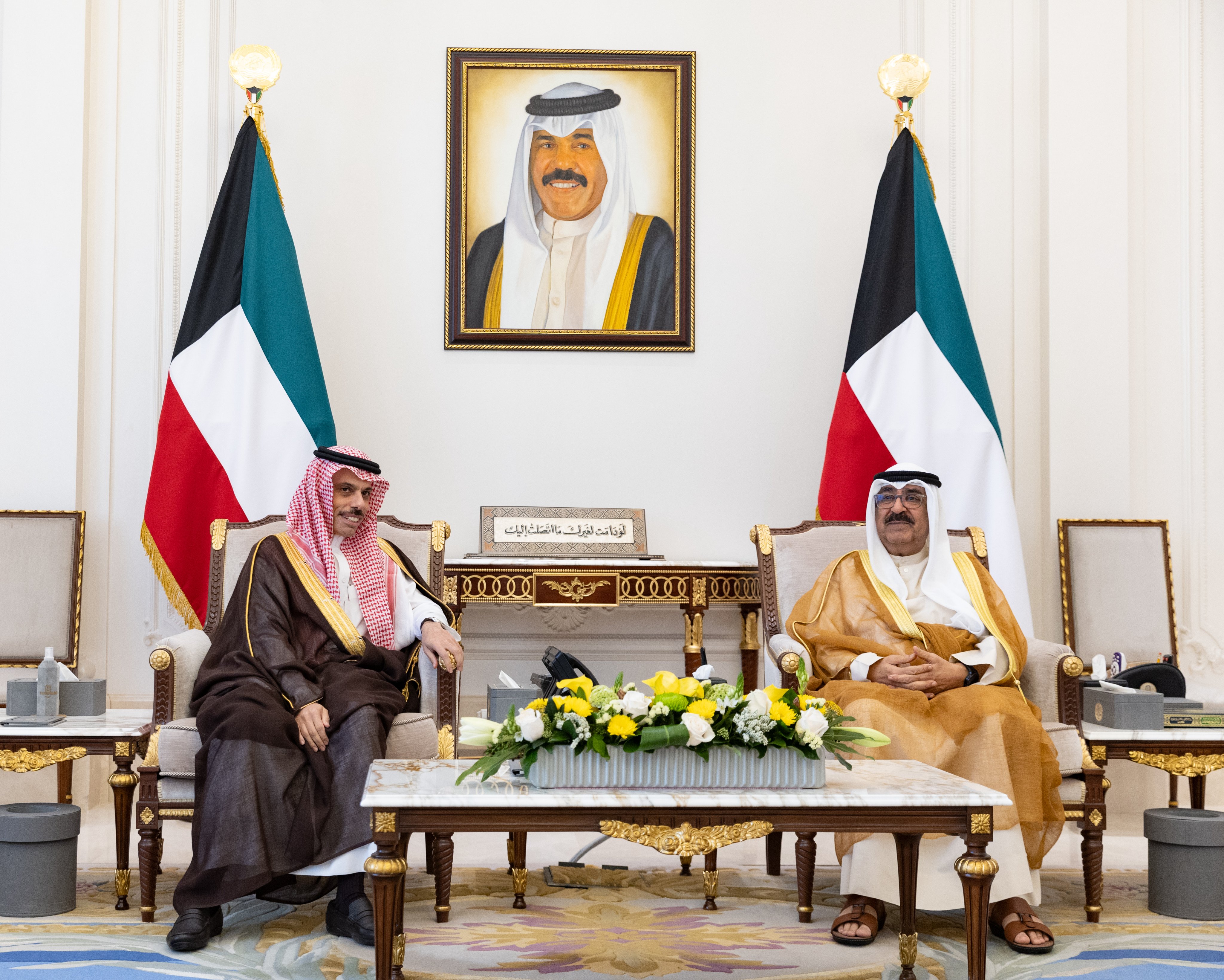 جانب من اللقاء (الخارجية السعودية)