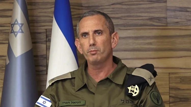 متحدث الجيش الإسرائيلي دانييل هاغاري (الاناضول)