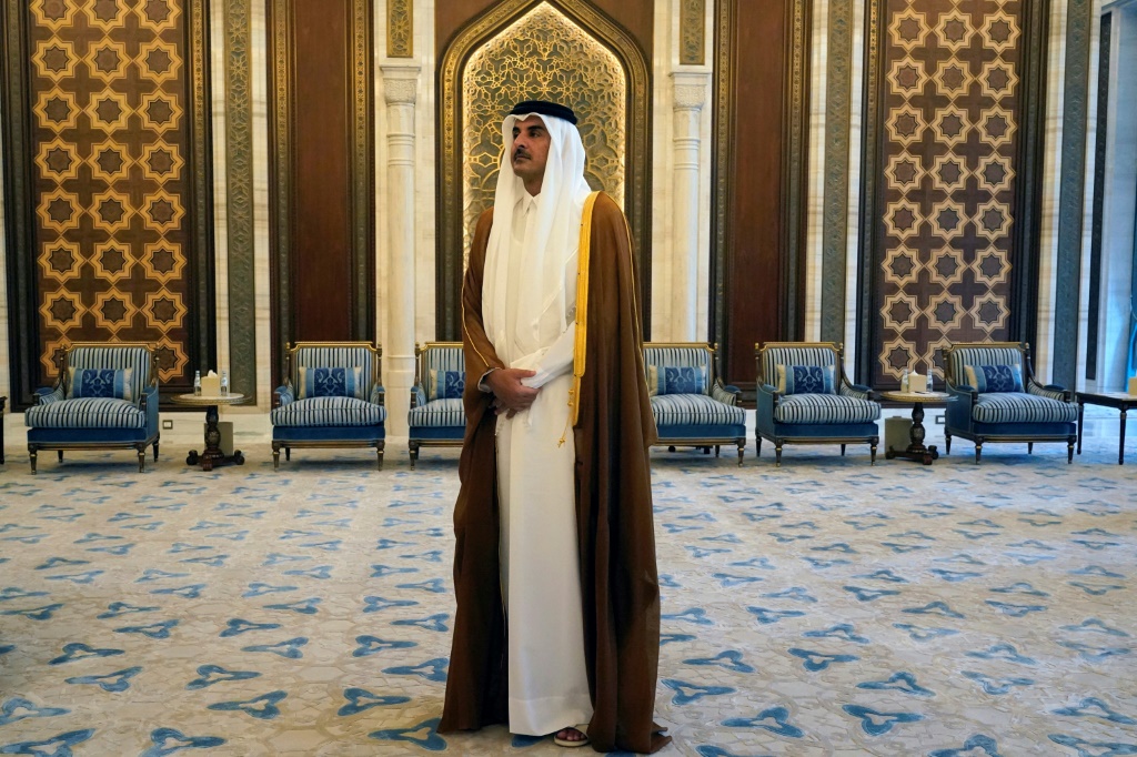 أمير قطر الشيخ تميم بن حمد آل ثاني (ا ف ب)