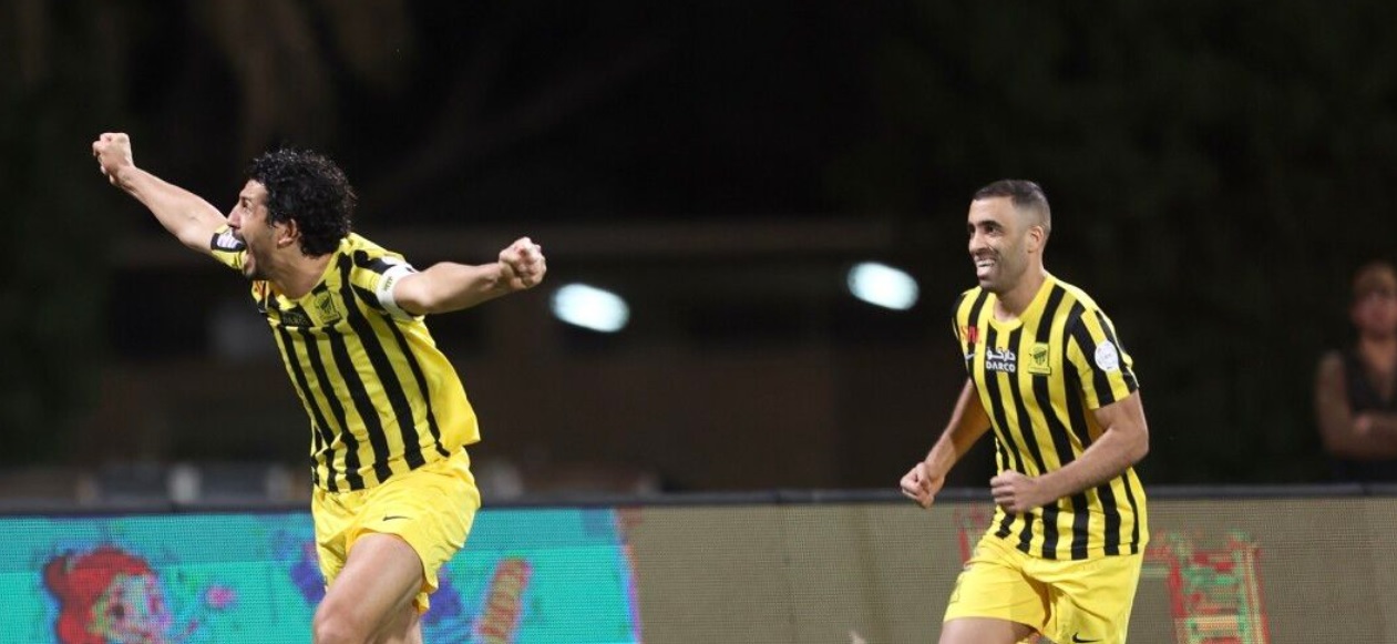 فرحة لاعبي الاتحاد في احد المباريات (موقع الاتحاد الآسيوي لكرة القدم)