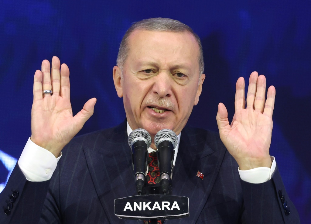 الرئيس التركي رجب طيب أردوغان (ا ف ب)