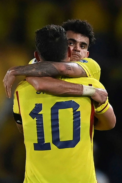 سجّل الكولومبي لويس دياس هدفي الفوز في مرمى البرازيل ضمن تصفيات مونديال 2026 (ا ف ب)