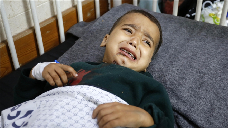  الطفل أحمد شبات تم قصفه 3 مرات (الأناضول)