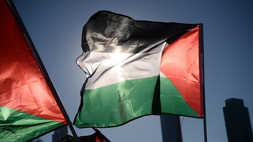 العلم الفلسطيني (الأناضول)