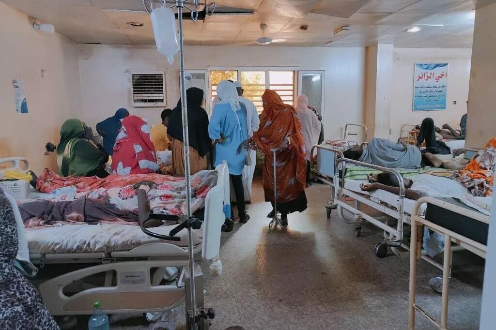 العنف والنزاع المسلح يهدد مستشفى النو في أم درمان بالسودان (سبوتنيك)