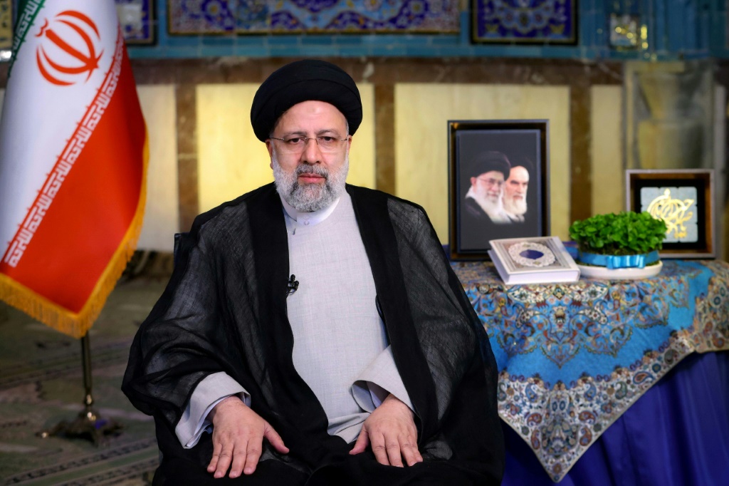 الرئيس الإيراني إبراهيم رئيسي (أ ف ب)