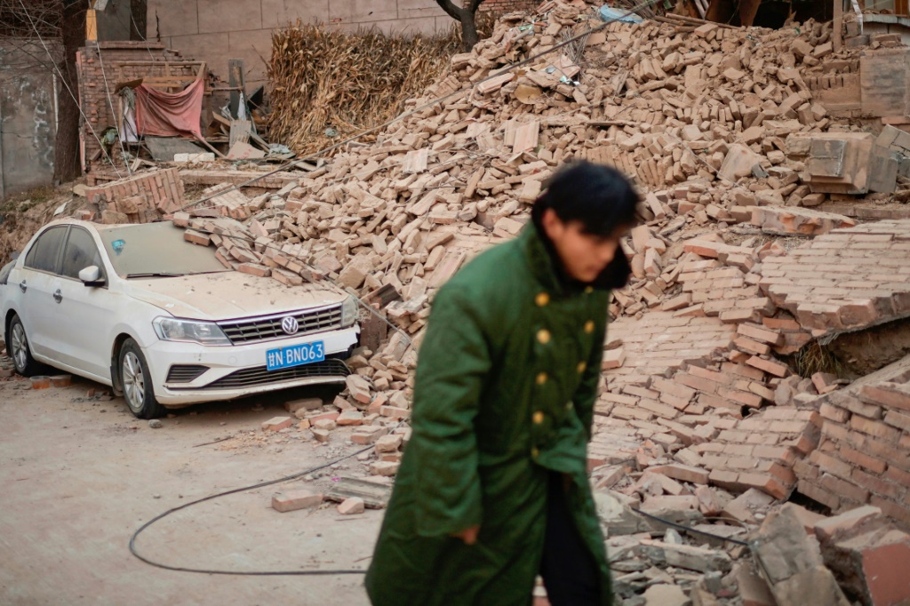 وكان الزلزال هو الأكثر دموية في الصين منذ عام 2014 (ا ف ب)
