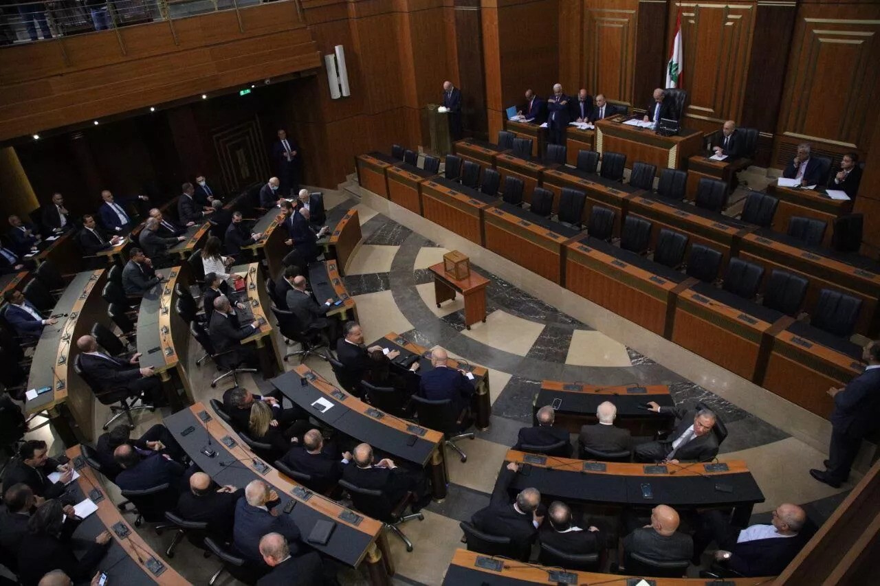 الجلسة السابعة في انتخاب رئيس جمهورية جديد للبلاد، مجلس النواب اللبناني، بيروت، لبنان 24 نوفمبر 2022 (سبوتنيك)