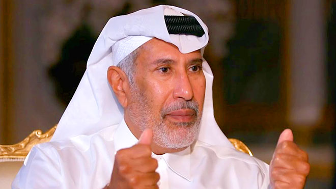 رئيس الوزراء القطري الأسبق الشيخ حمد بن جاسم (مواقع التواصل)
