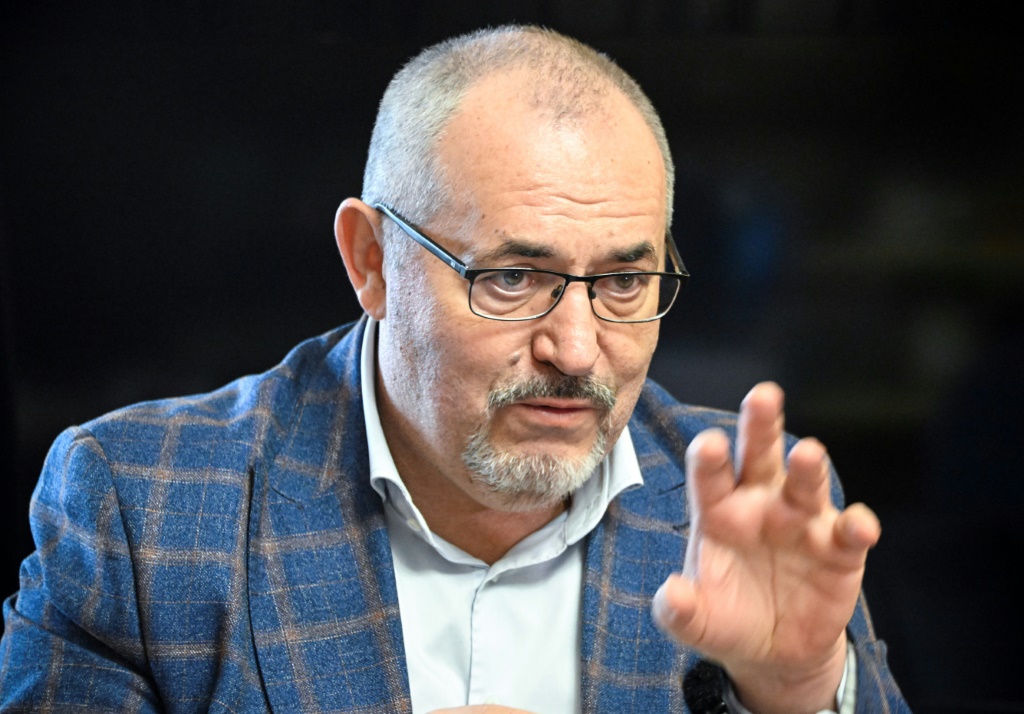 وبوريس ناديجدين هو المرشح الرئاسي الوحيد في روسيا الذي يقوم بحملة لإنهاء هجوم موسكو في أوكرانيا. (ا ف ب)