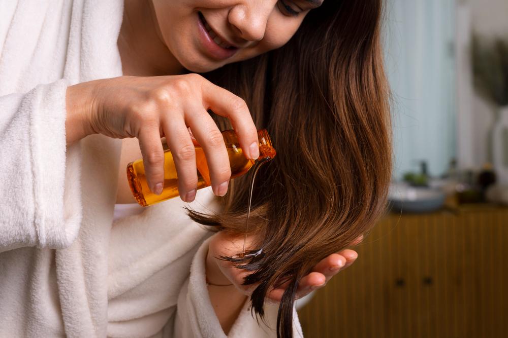 خلطة فعالة للشعر الخفيف .. زيت الخروع مع زيت جوز الهند (الجميلة)