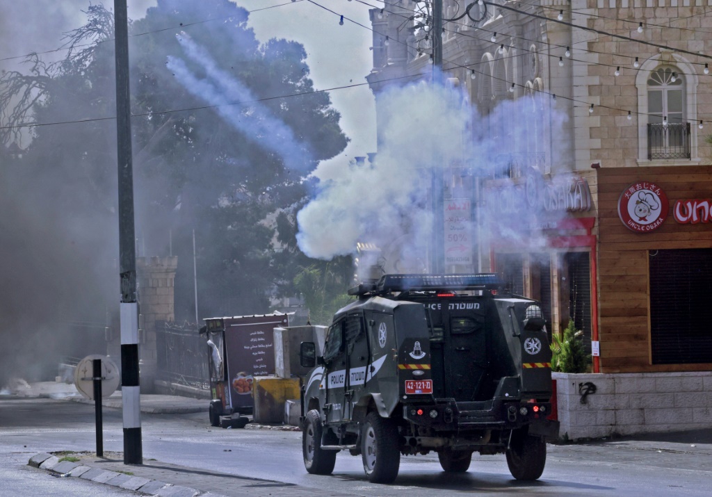 مواجهات في الضفة الغربية (ا ف ب)