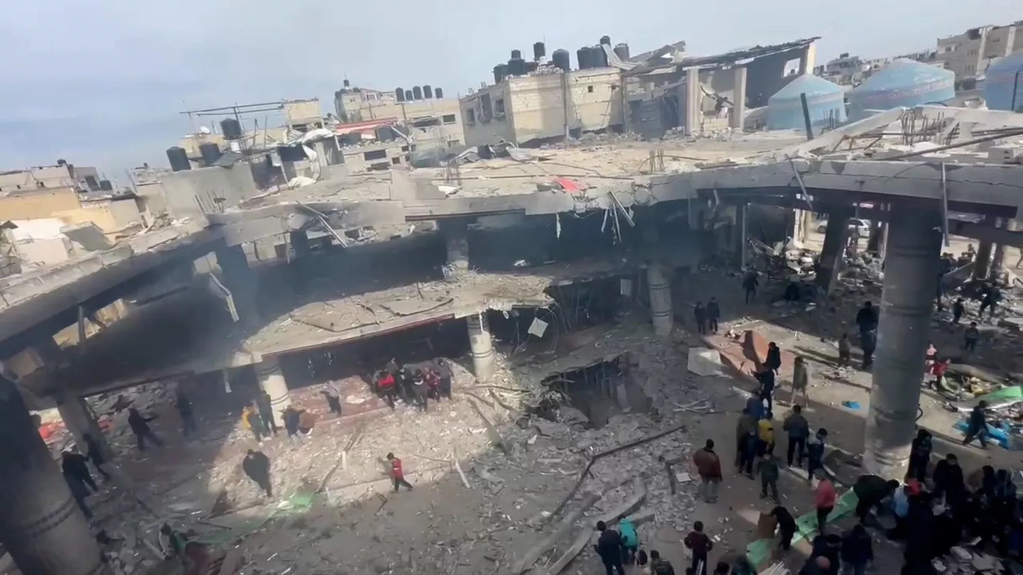 الدمار الهائل في مدينة رفح الفلسطينية جراء القصف الإسرائيلي (سبوتنيك)