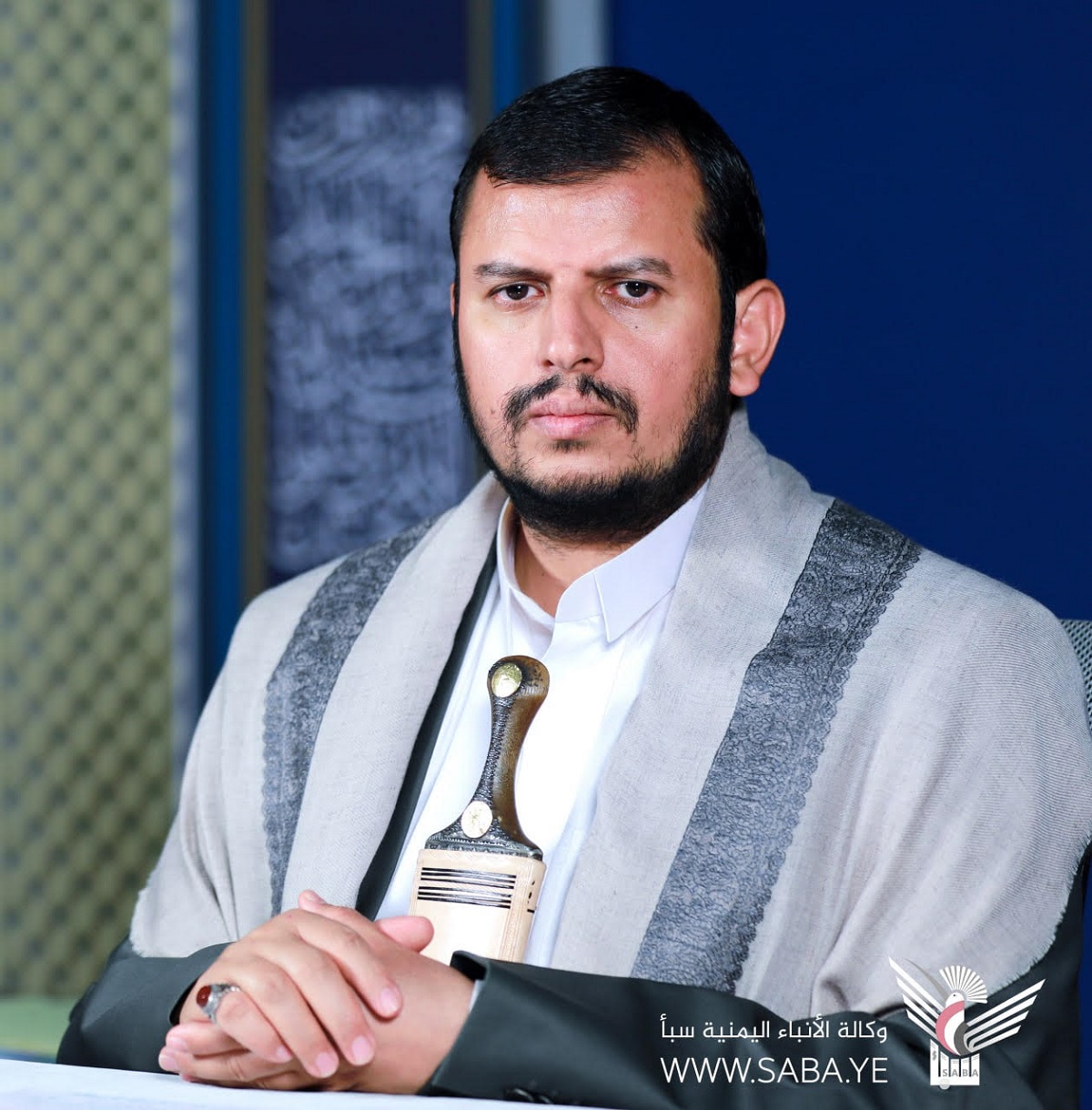 عبدالملك الحوثي زعيم انصار الله الحوثيين (سبأ)
