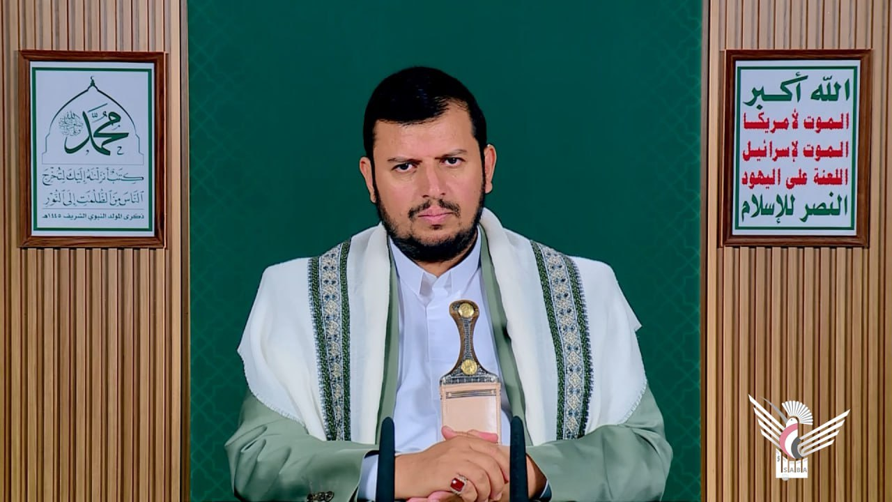 زعيم أنصار الله الحوثيين عبدالملك الحوثي (إعلام يمني)